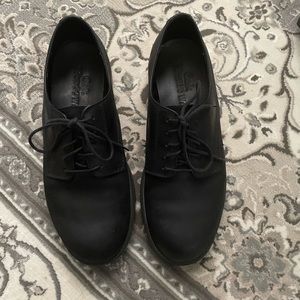 Oak Meadow Size 10W Men’s Casual Shoes, Black, Leather Uppers. Like New